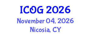 International Conference on Obstetrics and Gynaecology (ICOG) November 04, 2026 - Nicosia, Cyprus International Conference on Obstetrics and Gynaecology (ICOG) November 04, 2026 - Nicosia, Cyprus