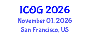 International Conference on Obstetrics and Gynaecology (ICOG) November 01, 2026 - San Francisco, United States International Conference on Obstetrics and Gynaecology (ICOG) November 01, 2026 - San Francisco, United States