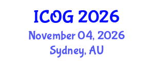 International Conference on Obstetrics and Gynaecology (ICOG) November 04, 2026 - Sydney, Australia International Conference on Obstetrics and Gynaecology (ICOG) November 04, 2026 - Sydney, Australia