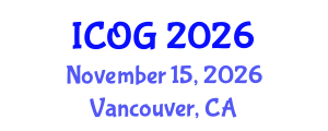 International Conference on Obstetrics and Gynaecology (ICOG) November 15, 2026 - Vancouver, Canada International Conference on Obstetrics and Gynaecology (ICOG) November 15, 2026 - Vancouver, Canada