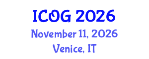 International Conference on Obstetrics and Gynaecology (ICOG) November 11, 2026 - Venice, Italy International Conference on Obstetrics and Gynaecology (ICOG) November 11, 2026 - Venice, Italy
