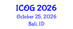 International Conference on Obstetrics and Gynaecology (ICOG) October 25, 2026 - Bali, Indonesia International Conference on Obstetrics and Gynaecology (ICOG) October 25, 2026 - Bali, Indonesia