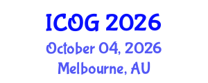 International Conference on Obstetrics and Gynaecology (ICOG) October 04, 2026 - Melbourne, Australia International Conference on Obstetrics and Gynaecology (ICOG) October 04, 2026 - Melbourne, Australia