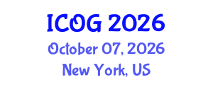 International Conference on Obstetrics and Gynaecology (ICOG) October 07, 2026 - New York, United States International Conference on Obstetrics and Gynaecology (ICOG) October 07, 2026 - New York, United States