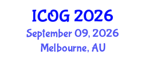 International Conference on Obstetrics and Gynaecology (ICOG) September 09, 2026 - Melbourne, Australia International Conference on Obstetrics and Gynaecology (ICOG) September 09, 2026 - Melbourne, Australia