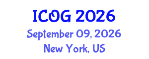 International Conference on Obstetrics and Gynaecology (ICOG) September 09, 2026 - New York, United States International Conference on Obstetrics and Gynaecology (ICOG) September 09, 2026 - New York, United States