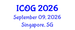 International Conference on Obstetrics and Gynaecology (ICOG) September 09, 2026 - Singapore, Singapore International Conference on Obstetrics and Gynaecology (ICOG) September 09, 2026 - Singapore, Singapore