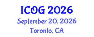 International Conference on Obstetrics and Gynaecology (ICOG) September 20, 2026 - Toronto, Canada International Conference on Obstetrics and Gynaecology (ICOG) September 20, 2026 - Toronto, Canada