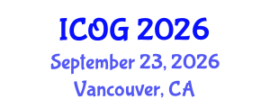 International Conference on Obstetrics and Gynaecology (ICOG) September 23, 2026 - Vancouver, Canada International Conference on Obstetrics and Gynaecology (ICOG) September 23, 2026 - Vancouver, Canada