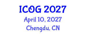International Conference on Obstetrics and Gynaecology (ICOG) April 10, 2027 - Chengdu, China International Conference on Obstetrics and Gynaecology (ICOG) April 10, 2027 - Chengdu, China