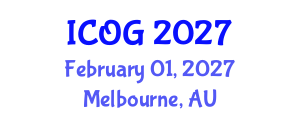 International Conference on Obstetrics and Gynaecology (ICOG) February 01, 2027 - Melbourne, Australia International Conference on Obstetrics and Gynaecology (ICOG) February 01, 2027 - Melbourne, Australia