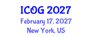 International Conference on Obstetrics and Gynaecology (ICOG) February 17, 2027 - New York, United States International Conference on Obstetrics and Gynaecology (ICOG) February 17, 2027 - New York, United States