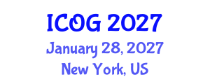 International Conference on Obstetrics and Gynaecology (ICOG) January 28, 2027 - New York, United States International Conference on Obstetrics and Gynaecology (ICOG) January 28, 2027 - New York, United States