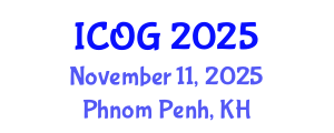 International Conference on Obstetrics and Gynecology (ICOG) November 11, 2025 - Phnom Penh, Cambodia