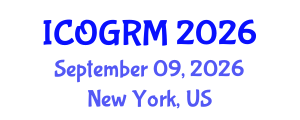 International Conference on Obstetrics, Gynecology and Reproductive Medicine (ICOGRM) September 09, 2026 - New York, United States International Conference on Obstetrics, Gynecology and Reproductive Medicine (ICOGRM) September 09, 2026 - New York, United States