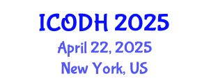International Conference on Occupational Diseases and Healthcare (ICODH) April 22, 2025 - New York, United States