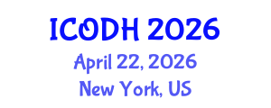 International Conference on Occupational Diseases and Healthcare (ICODH) April 22, 2026 - New York, United States