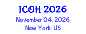 International Conference on Occupational Health (ICOH) November 04, 2026 - New York, United States