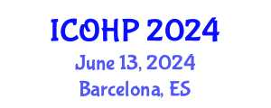 International Conference on Occupational Health Psychology (ICOHP) June 13, 2024 - Barcelona, Spain