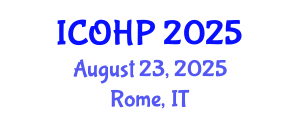 International Conference on Occupational Health Psychology (ICOHP) August 23, 2025 - Rome, Italy