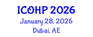 International Conference on Occupational Health Psychology (ICOHP) January 28, 2026 - Dubai, United Arab Emirates