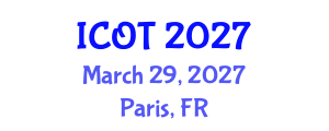 International Conference on Occupational Therapy (ICOT) March 29, 2027 - Paris, France International Conference on Occupational Therapy (ICOT) March 29, 2027 - Paris, France