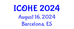 International Conference on Ocean and Harbour Engineering (ICOHE) August 16, 2024 - Barcelona, Spain