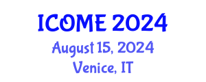 International Conference on Ocean and Marine Engineering (ICOME) August 15, 2024 - Venice, Italy