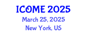 International Conference on Ocean and Marine Engineering (ICOME) March 25, 2025 - New York, United States