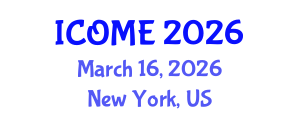 International Conference on Ocean and Marine Engineering (ICOME) March 16, 2026 - New York, United States International Conference on Ocean and Marine Engineering (ICOME) March 16, 2026 - New York, United States