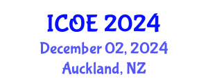 International Conference on Ocean Engineering (ICOE) December 02, 2024 - Auckland, New Zealand