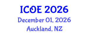 International Conference on Ocean Engineering (ICOE) December 01, 2026 - Auckland, New Zealand International Conference on Ocean Engineering (ICOE) December 01, 2026 - Auckland, New Zealand