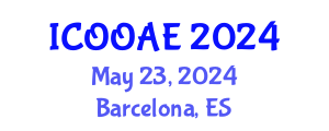 International Conference on Ocean, Offshore and Arctic Engineering (ICOOAE) May 23, 2024 - Barcelona, Spain