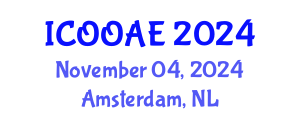 International Conference on Ocean, Offshore and Arctic Engineering (ICOOAE) November 04, 2024 - Amsterdam, Netherlands