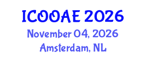 International Conference on Ocean, Offshore and Arctic Engineering (ICOOAE) November 04, 2026 - Amsterdam, Netherlands