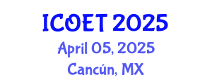 International Conference on Offshore Engineering and Technology (ICOET) April 05, 2025 - Cancún, Mexico