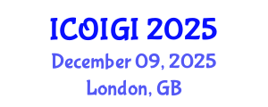 International Conference on Offshore Oil and Gas Industry (ICOIGI) December 09, 2025 - London, United Kingdom