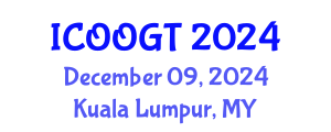 International Conference on Offshore Oil and Gas Technology (ICOOGT) December 09, 2024 - Kuala Lumpur, Malaysia