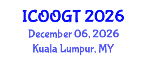 International Conference on Offshore Oil and Gas Technology (ICOOGT) December 06, 2026 - Kuala Lumpur, Malaysia International Conference on Offshore Oil and Gas Technology (ICOOGT) December 06, 2026 - Kuala Lumpur, Malaysia