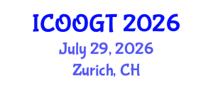 International Conference on Offshore Oil and Gas Technology (ICOOGT) July 29, 2026 - Zurich, Switzerland