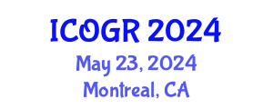 International Conference on Oil and Gas Research (ICOGR) May 23, 2024 - Montreal, Canada