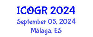 International Conference on Oil and Gas Research (ICOGR) September 05, 2024 - Málaga, Spain