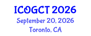 International Conference on Oil, Gas and Coal Technologies (ICOGCT) September 20, 2026 - Toronto, Canada