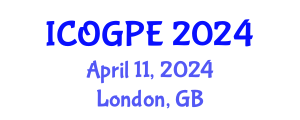 International Conference on Oil, Gas and Petrochemical Engineering (ICOGPE) April 11, 2024 - London, United Kingdom
