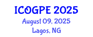 International Conference on Oil, Gas and Petrochemical Engineering (ICOGPE) August 09, 2025 - Lagos, Nigeria