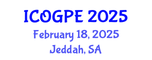 International Conference on Oil, Gas and Petrochemical Engineering (ICOGPE) February 18, 2025 - Jeddah, Saudi Arabia