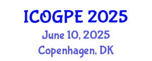 International Conference on Oil, Gas and Petrochemical Engineering (ICOGPE) June 10, 2025 - Copenhagen, Denmark