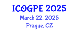 International Conference on Oil, Gas and Petrochemical Engineering (ICOGPE) March 22, 2025 - Prague, Czechia