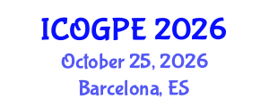 International Conference on Oil, Gas and Petrochemical Engineering (ICOGPE) October 25, 2026 - Barcelona, Spain