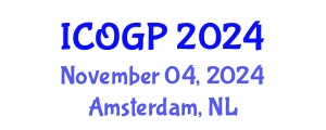 International Conference on Oil, Gas and Petrochemistry (ICOGP) November 04, 2024 - Amsterdam, Netherlands